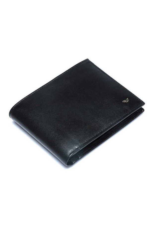 Black Genuine Leather Men's Wallet - S1Ce00001464-B06