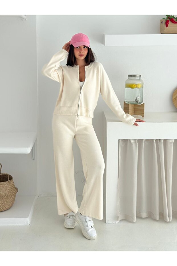 Women's Soft Premium Cardigan Pants Oversize Knitwear Set