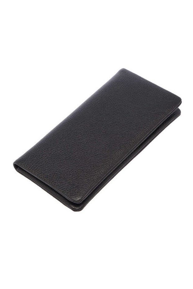 Black Genuine Leather Men's Credit Card Holder - S1Kk00001630-U9G
