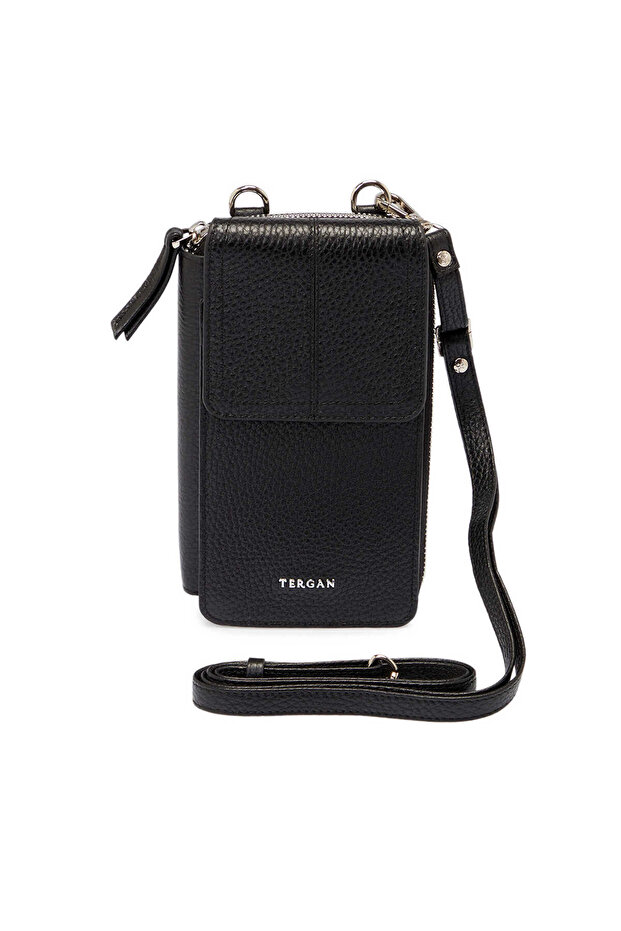 Black Genuine Leather Women's Handbag - S25Y1Bc80438-A41