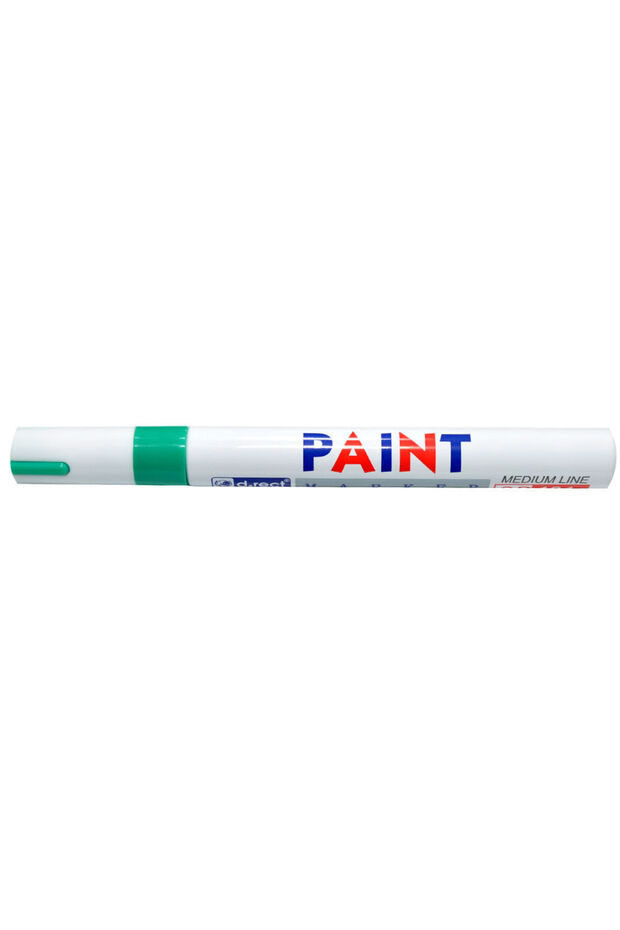 Paint Marker, Medium, D-Rect, Green - 1