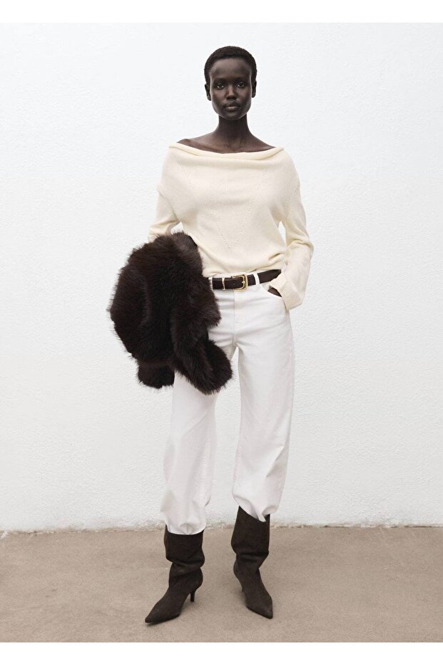 Degaje yakalı kazak - 2