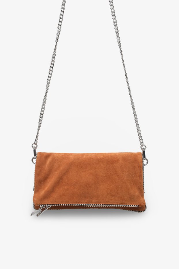 Women's Genuine Leather Daily Bag Bellara Tan Suede
