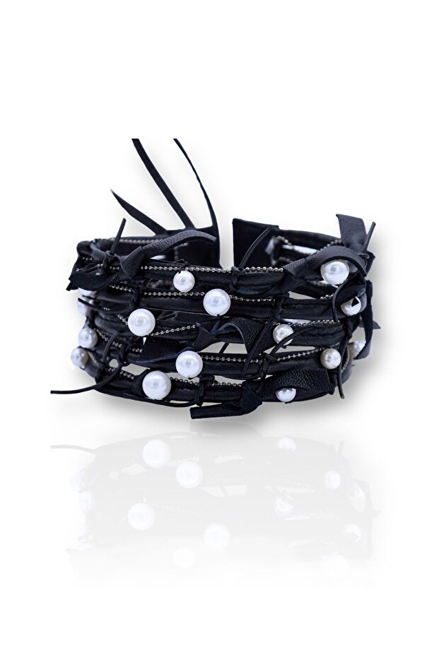 Pellis Deri Choker Kolye - 2