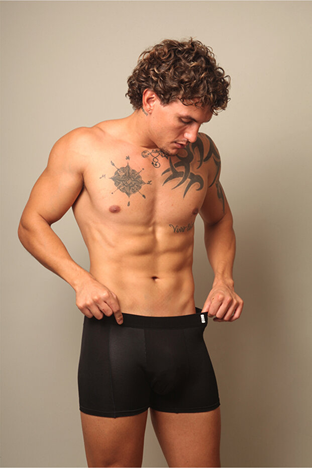 Lyocell 3'lü Boxer - 1