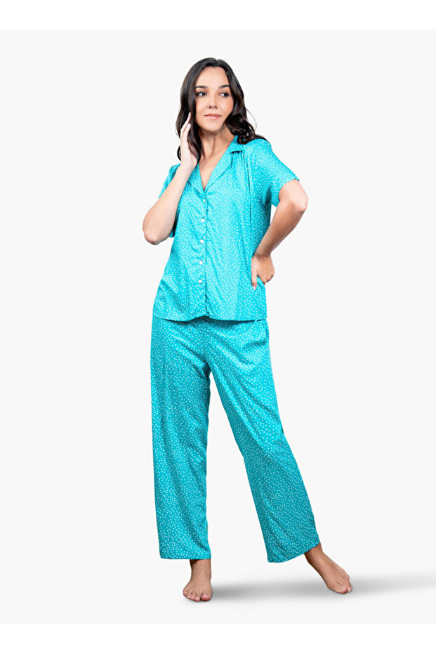 Printed Pyjama Set - 1