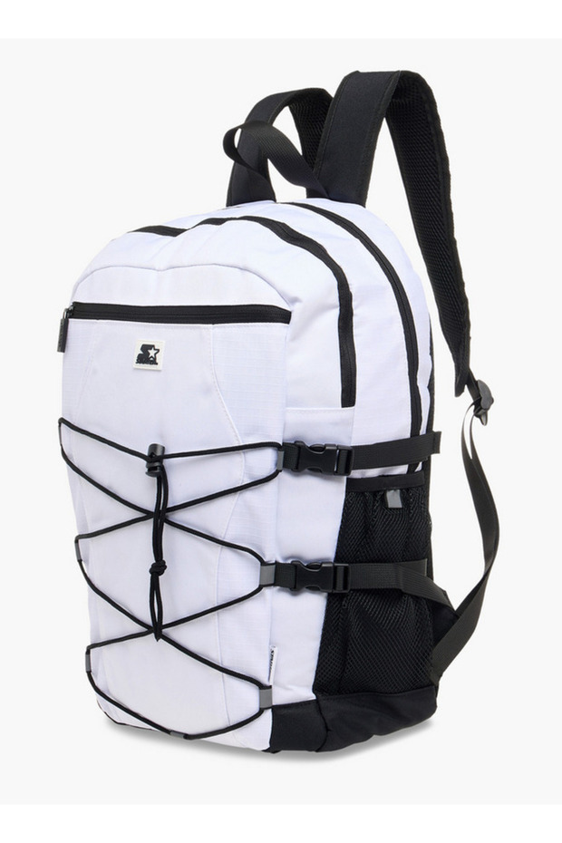 حقيبة ظهر برباط مع أحزمة قابلة للتعديل وإغلاق بسحاب - 3