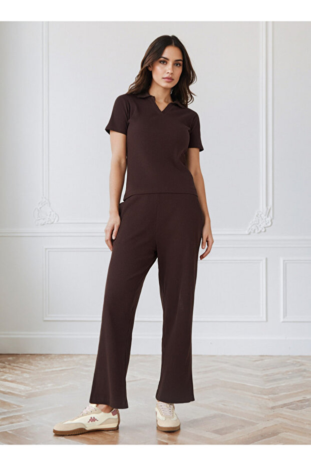 Ribbed Johnny Collar Tee - 2