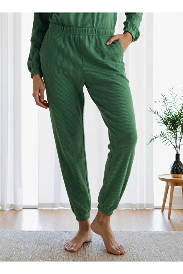 Waffle Textured Pyjama Set - 3
