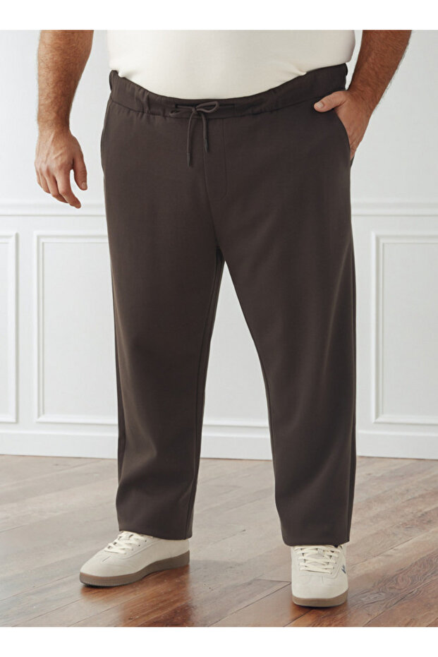 بنطال رياضي رجالي بقصّة عادية مع جيوب - 1