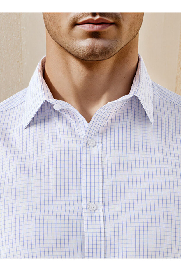 Solid Checked Shirts - 4