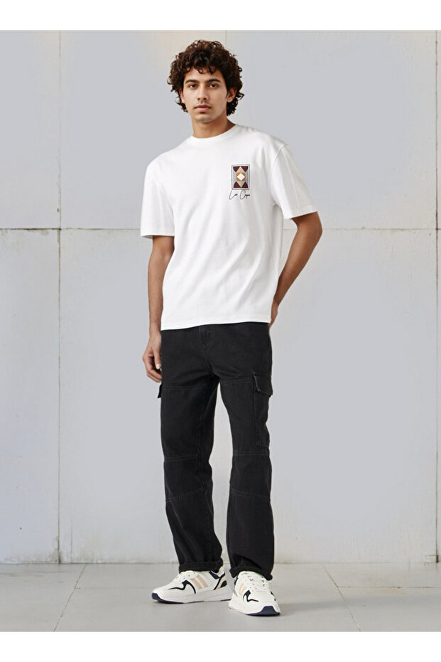 Back Emb Patch Tee - 2