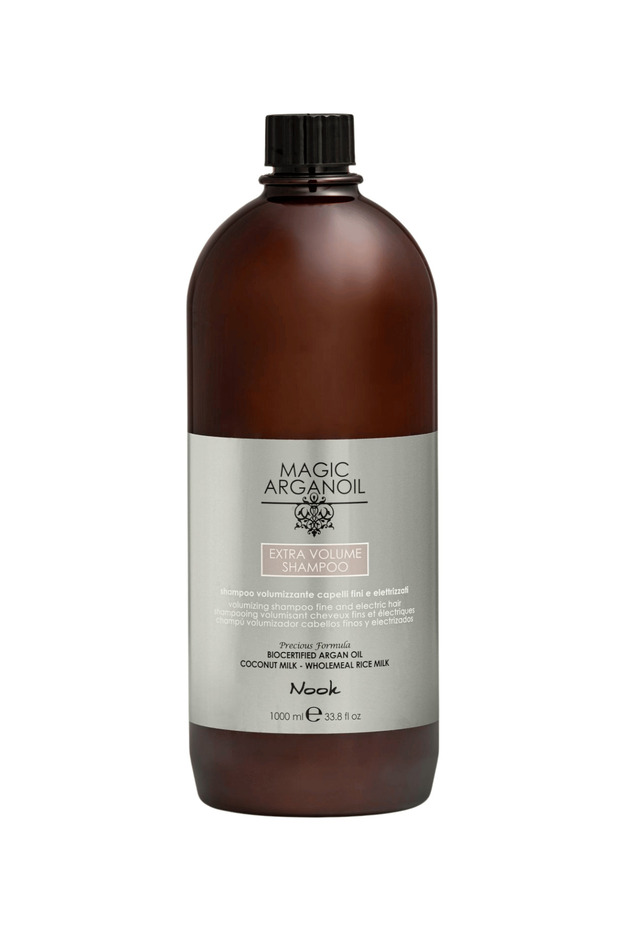 Magic Arganoil Plumping Volumizing Shampoo with Rice Protein for Fine Hair 1000ml
