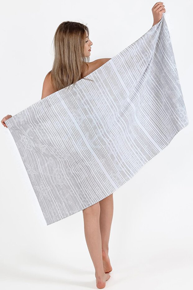 Tengeri 2 db 75x150 cm strandtörölköző Peshtemal törölköző - 4