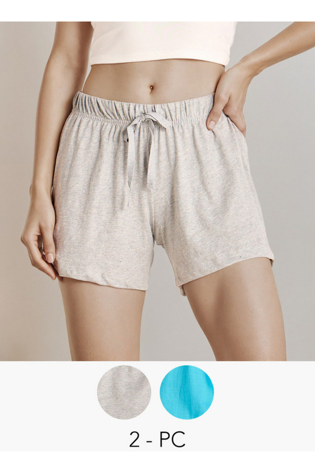 2 Pack W Shorts - 1