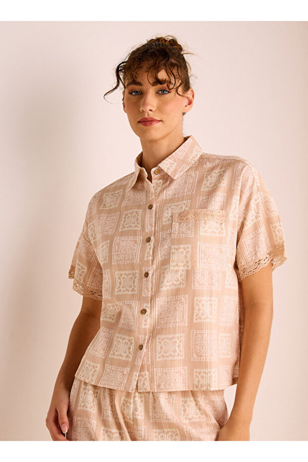 طقم بيجامة مطبوع - 3