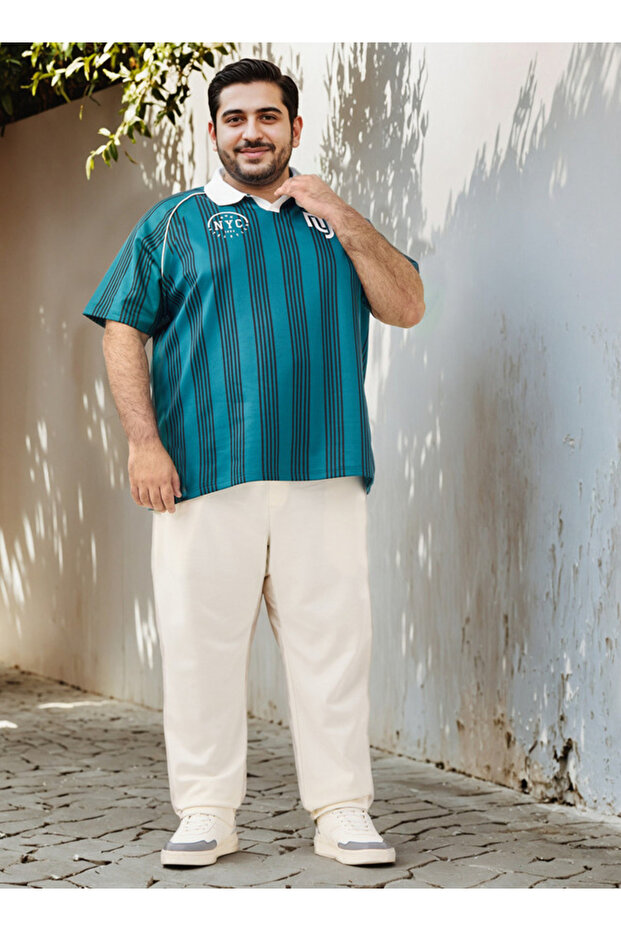 Striped Polo Tee - 2