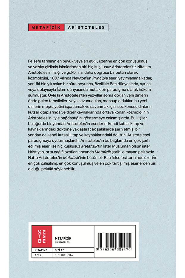 Metafizik - Aristoteles - 2