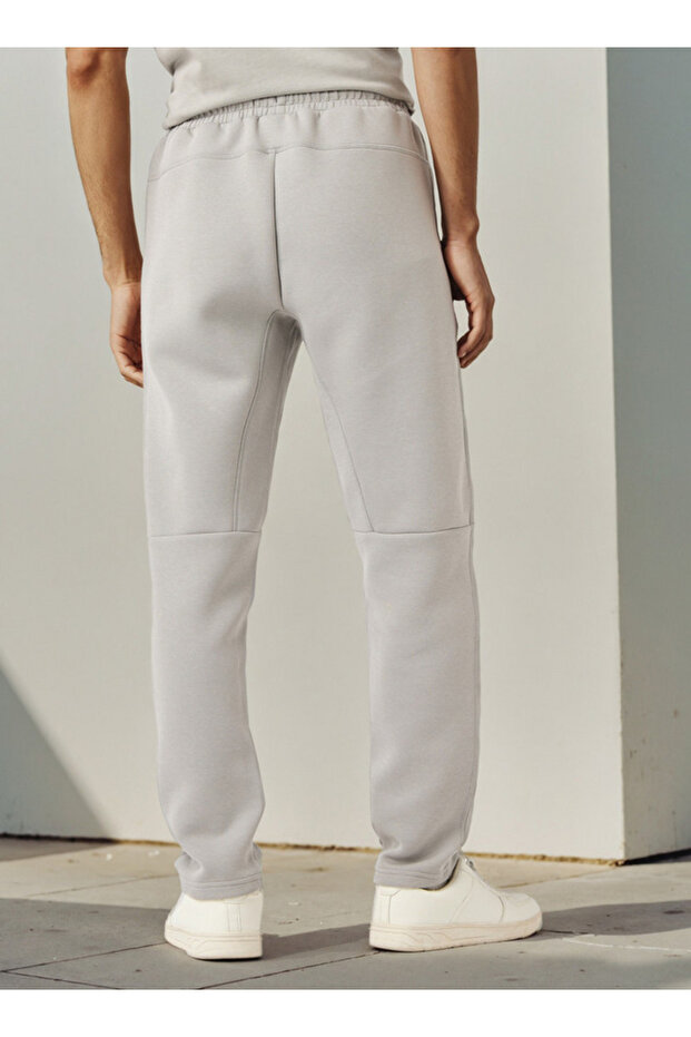 Track Pants with Drawstring Closure and Zip Pockets - 3
