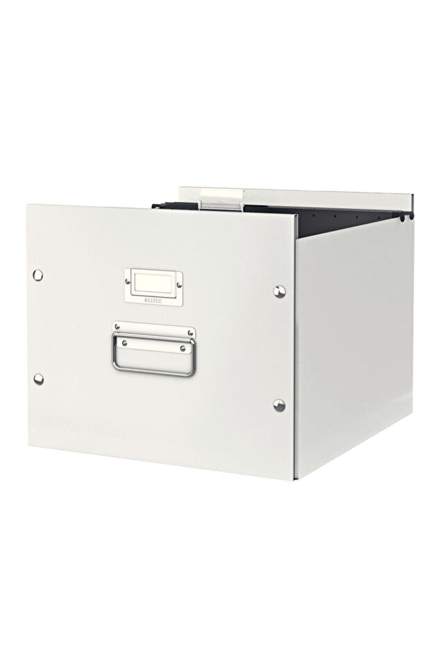 Storage box with lid laminated cardboard with white lid WOW Click&Store - 5