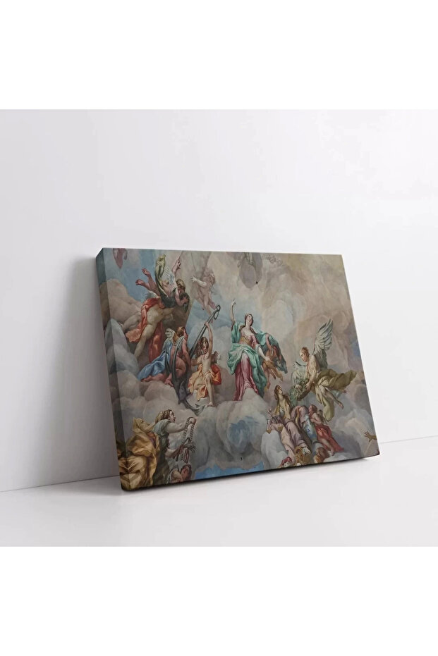 Mitolojik Çatışma Kanvas Tablo - 3
