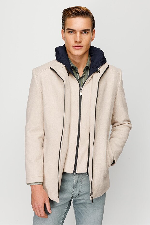 Erkek Bej Kaban - 1