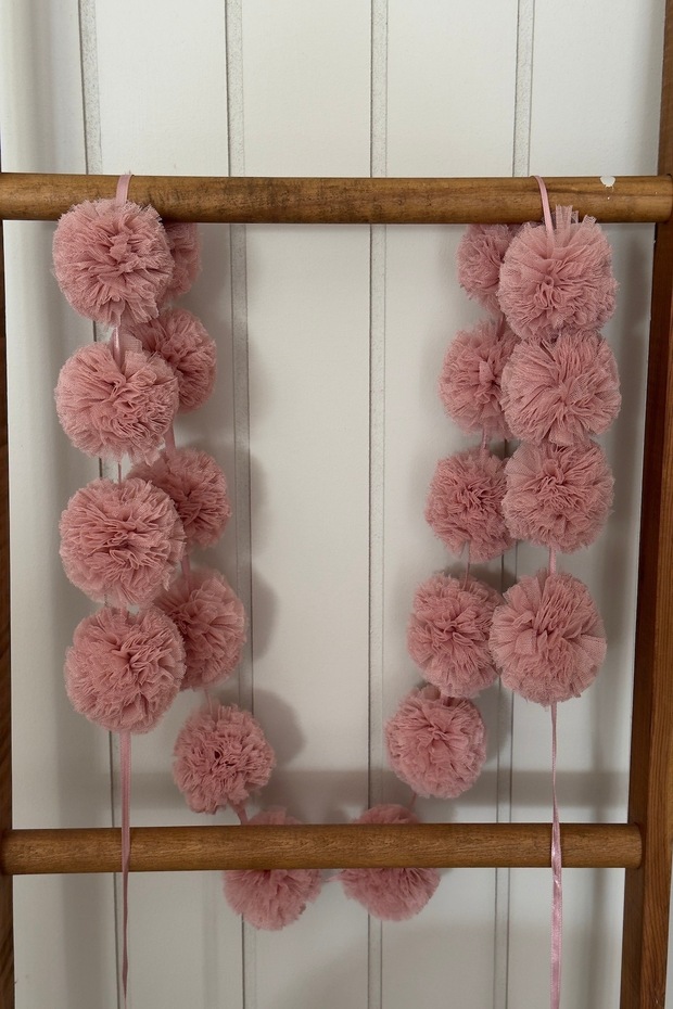 Powder Colored Mini Pompom - 2