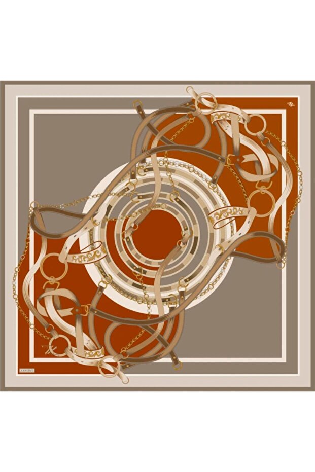 Eșarfă de mătase Tivil 9315-05 Roșu Model Mixt - 2