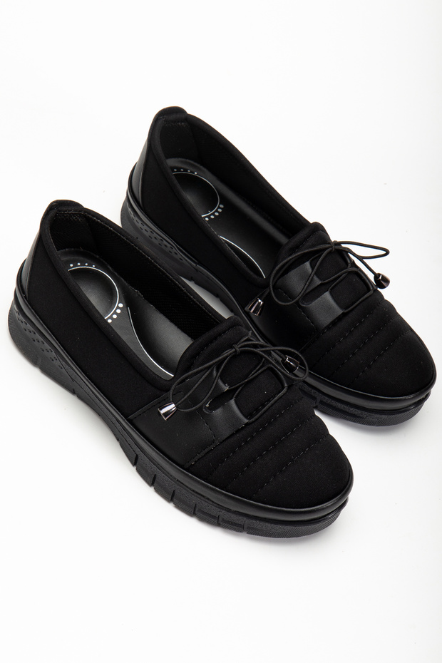 Women's Black Classic Shoes Orthopedic Mother Shoes Mother Ballet Flats Shoes Mother Women's Casual Shoes