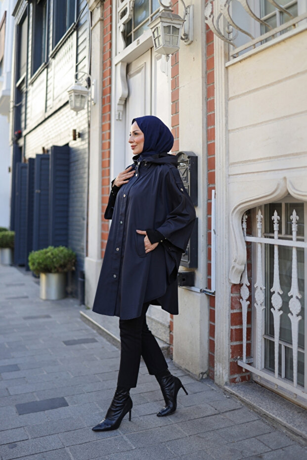 YONCA RAINPROOF & الأزرق الداكن - 1