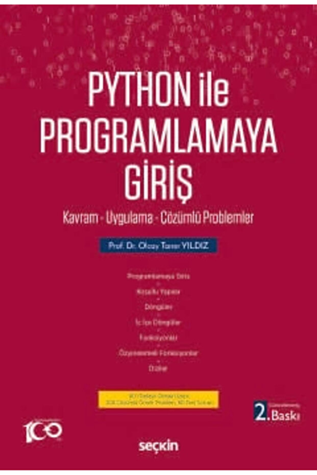 Python İle Programlamaya Giriş Kavram - Uygulama - Çözümlü Problemler - 1