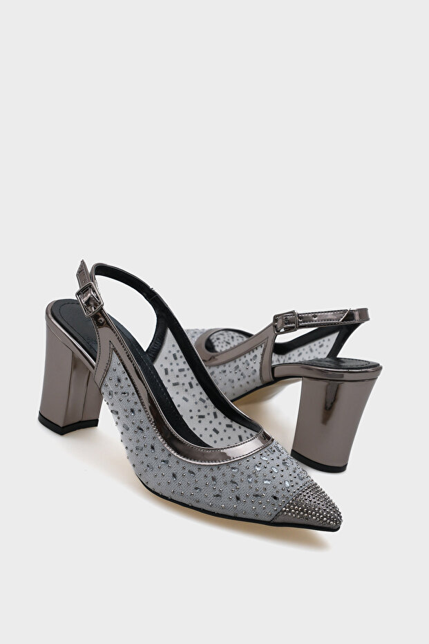 Nona 145 damskie buty na wysokim obcasie z odkrytymi plecami - 5