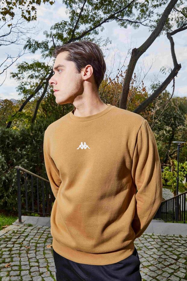 Antonio Erkek Bej Regular Sweatshirt - 2
