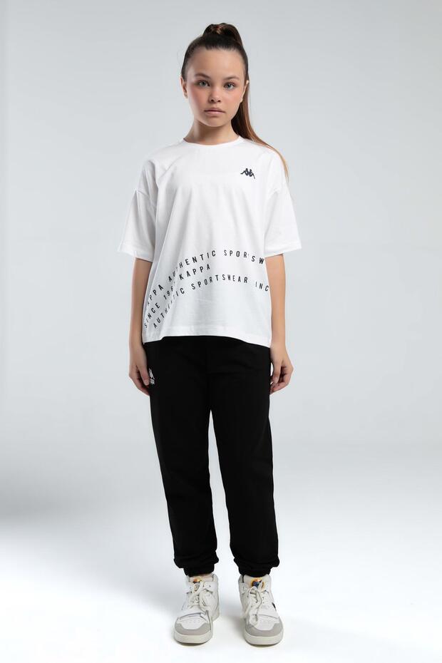 Authentic Kaley Kız Çocuk Beyaz Regular Tişört - 4