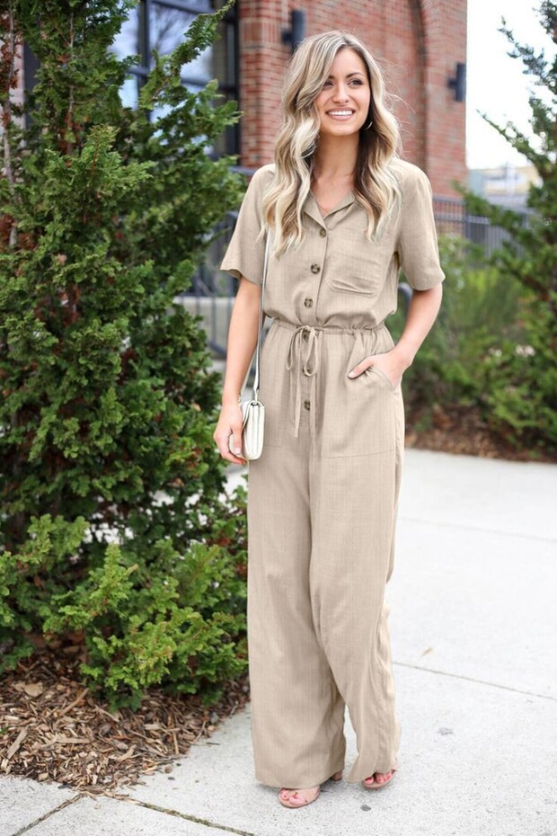 Günlük Keten Tulum - 1