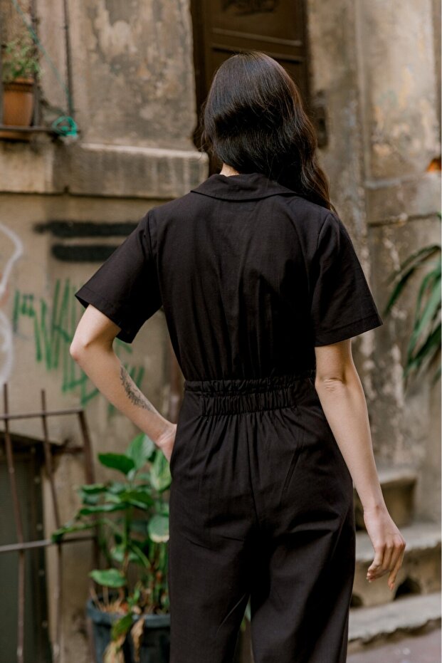 Keten Günlük Tulum - 8