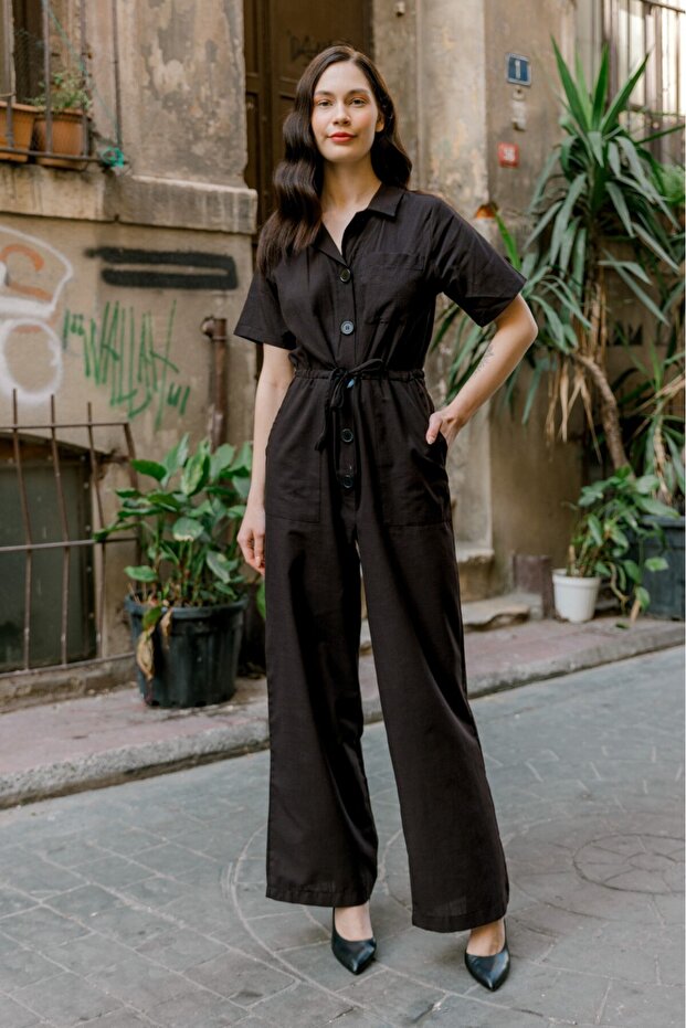 Keten Günlük Tulum - 2