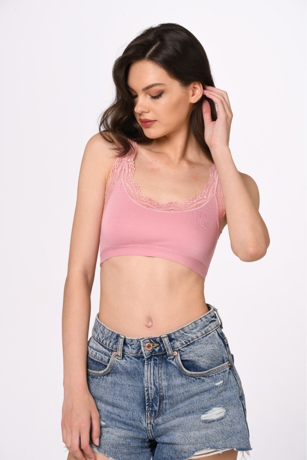Women's Bamboo Lace Bustier