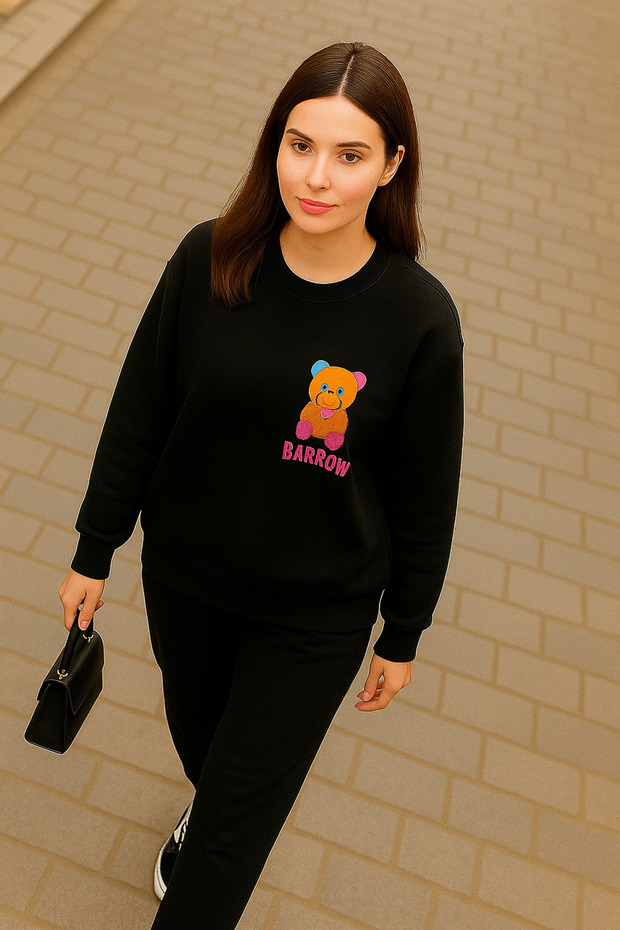 سويت شيرت تيدي بير بيس قصة فضفاضة - 4