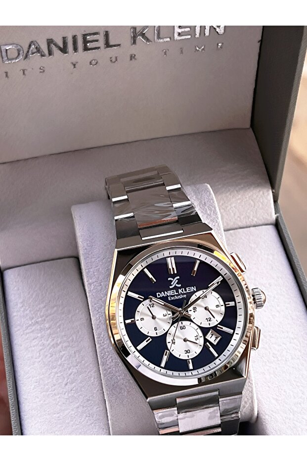 Steel Cord Chronometer Dial Design 3 Atm Water Resistant Men Wristwatch 14082.3