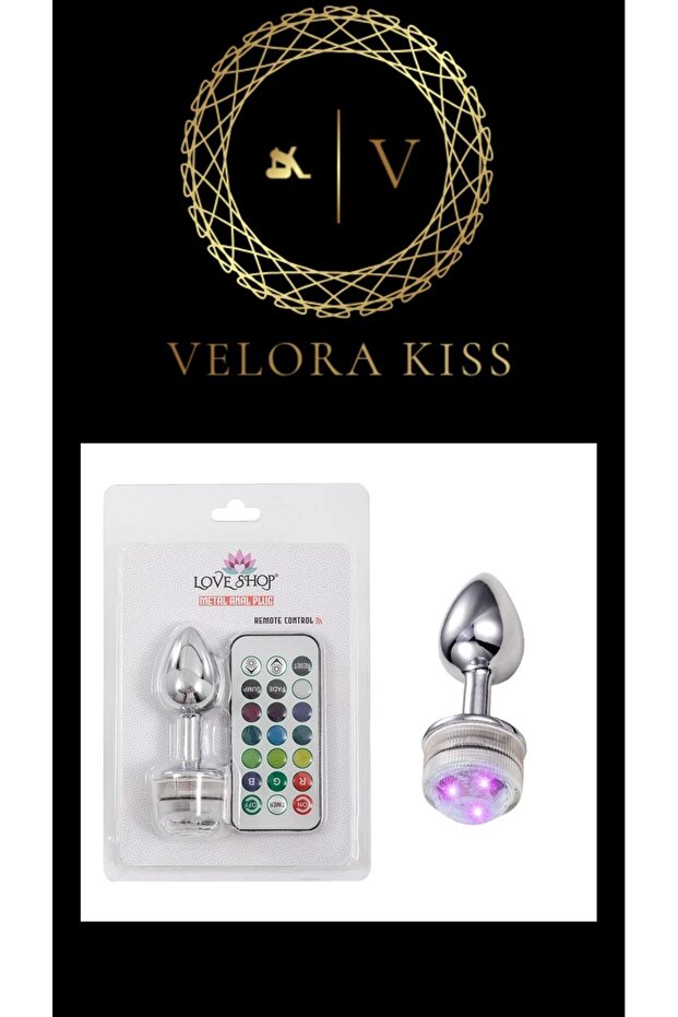 METAL ANAL PLUG IŞIKLI SMALL REMOTE CONTROL - 2