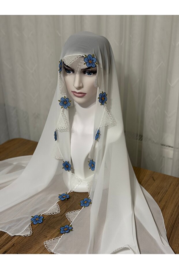 İğne oyası namaz başörtüsü - 2