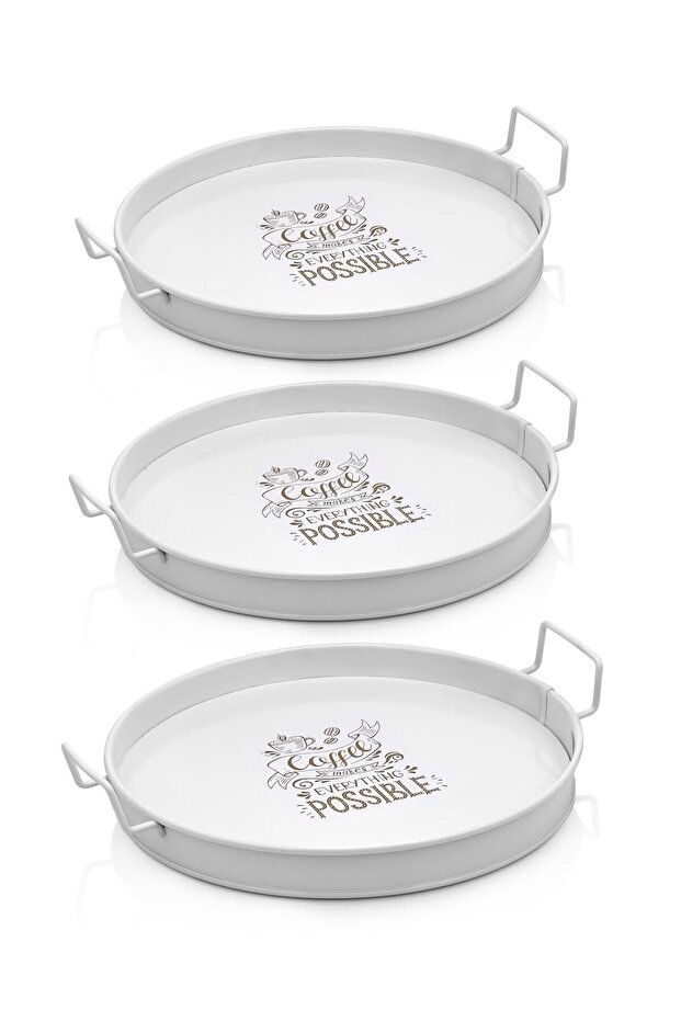 3 lü tepsi seti 27 cm - 3