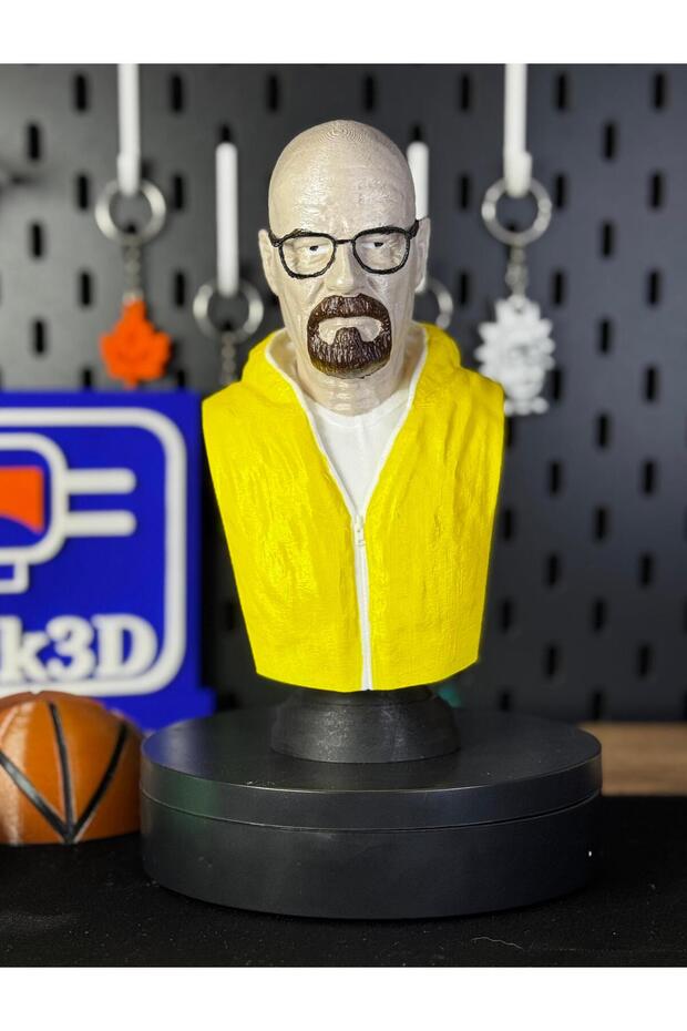 Walter White - Breaking Bad - Büst figür modeli 3d - 6