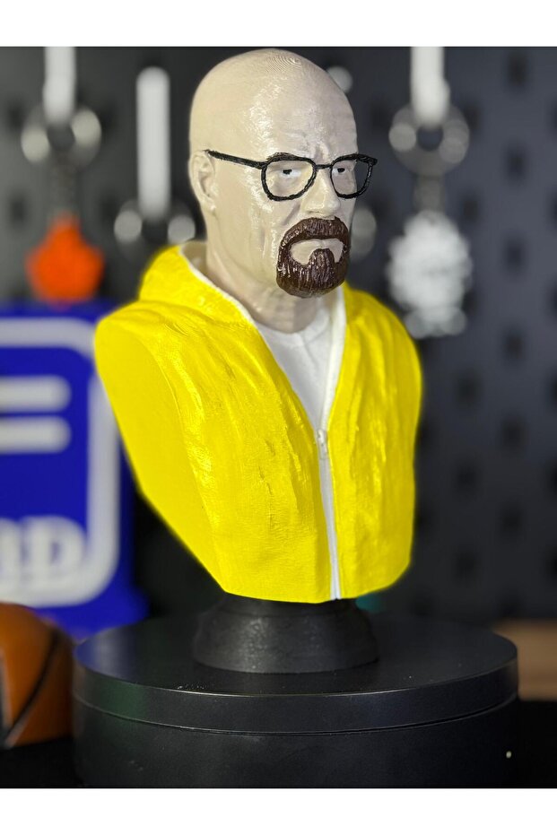 Walter White - Breaking Bad - Büst figür modeli 3d - 4