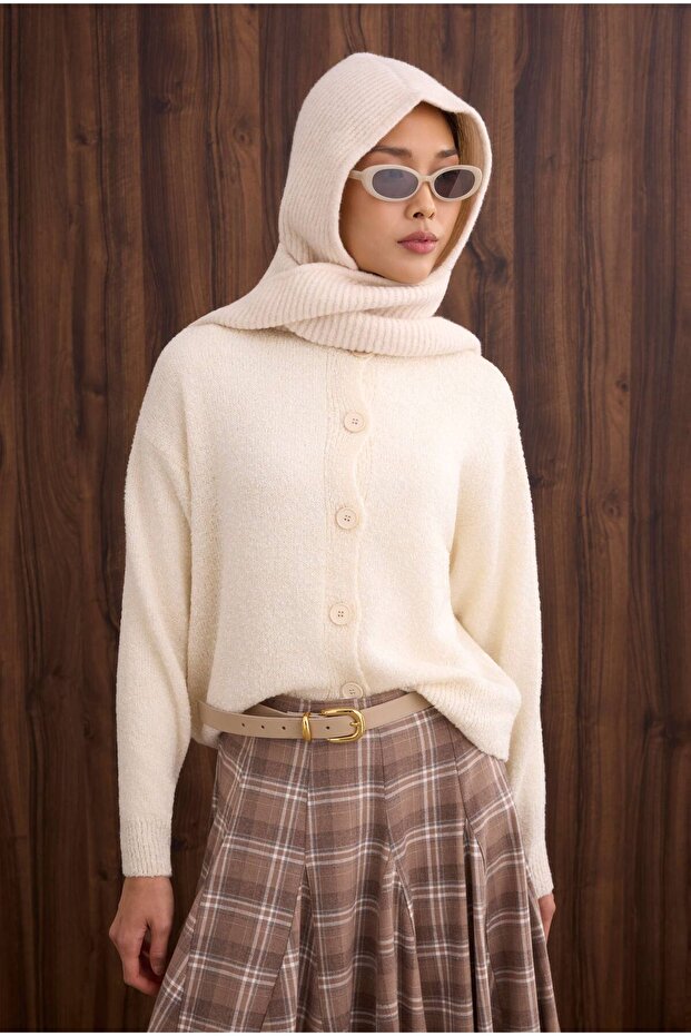 Buklet Hırka Kemik - 4