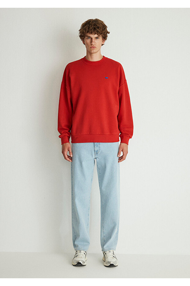 Φούτερ Red Crew Neck - Basic Model 0S10084-86417 - 3