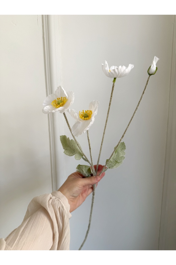 Somon 4 lü Gelincik Çiçeği Tek Dal - 3