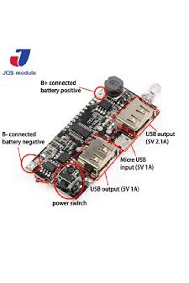 Ekranlı Powerbank Devresi Çift Usb Çıkışlı, Ekranlı Power Bank - 2