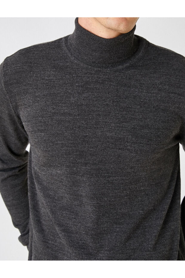 Basic-Rollkragenpullover - 5